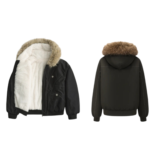 CHETT™ – Cozy Y2K Inspired Bomber Jacket