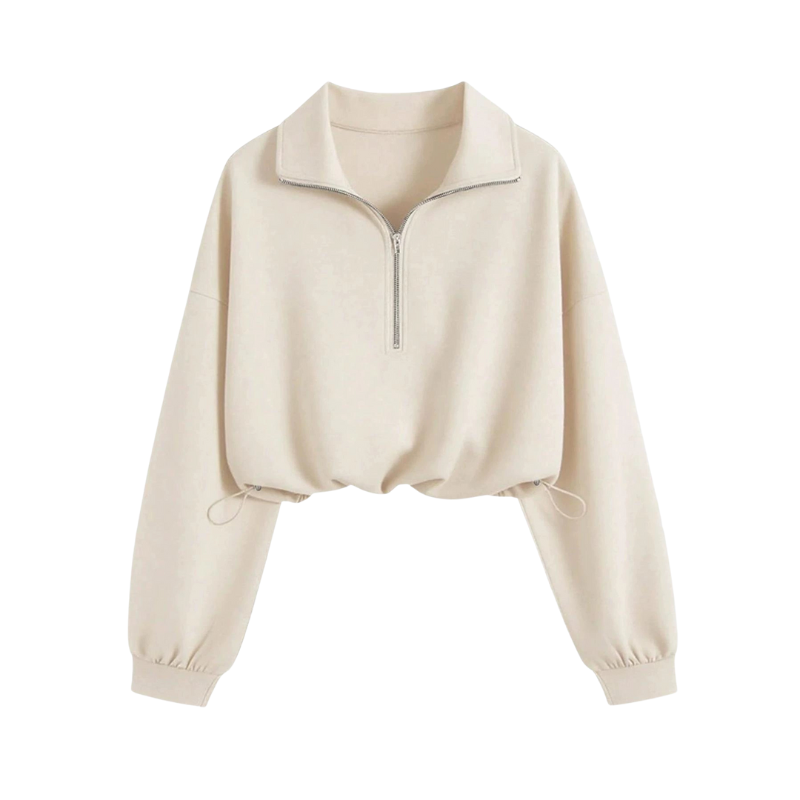 HARRIET™ – Casual Half Zip Pullover