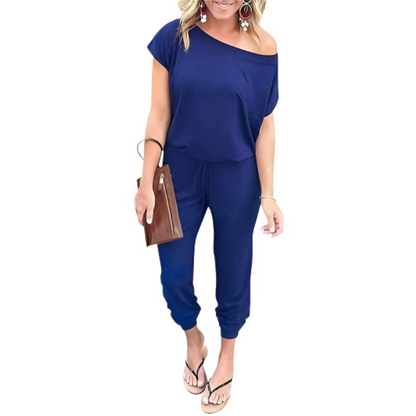ADELFA™ – Effortless Off-Shoulder Summer Lounge Romper