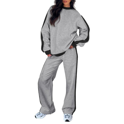 SANDI™ - Comfortable 2-Piece Lounge Set Sweatshirt & Straight Leg Pants