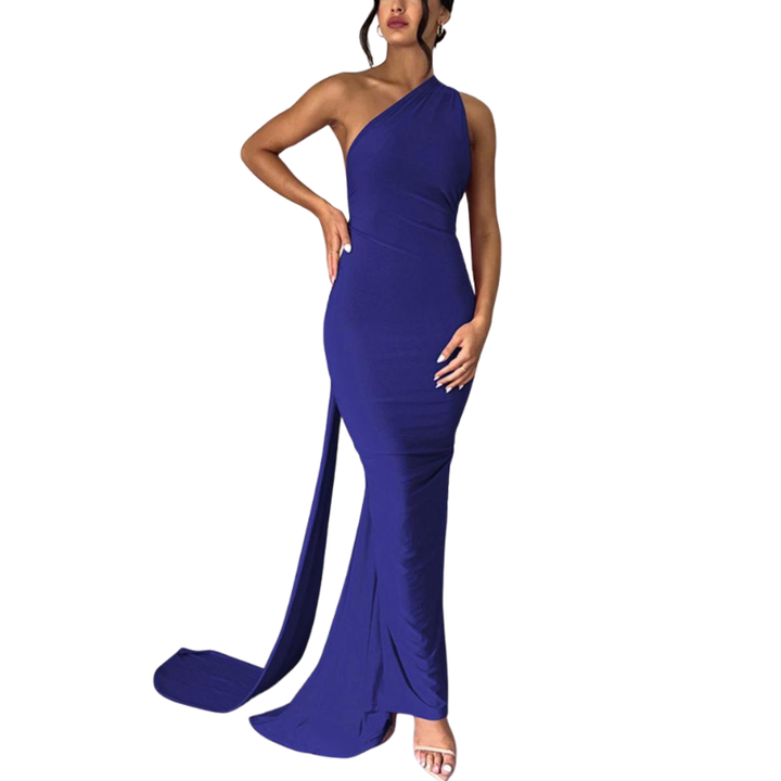 EVIERA™ – Elegant Ruched Backless Maxi Dress