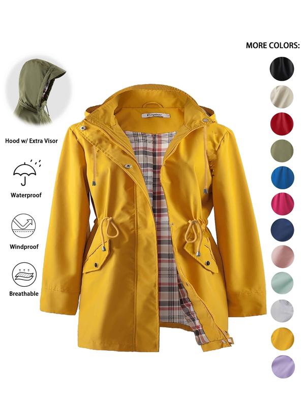 DENA™ - Lightweight Hooded Trench Coat for Casual Outings