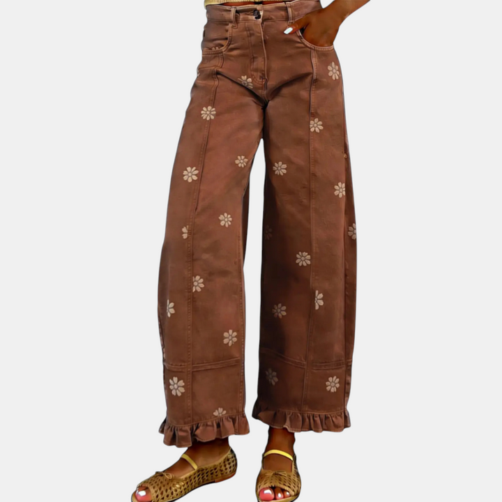 Brown Floral