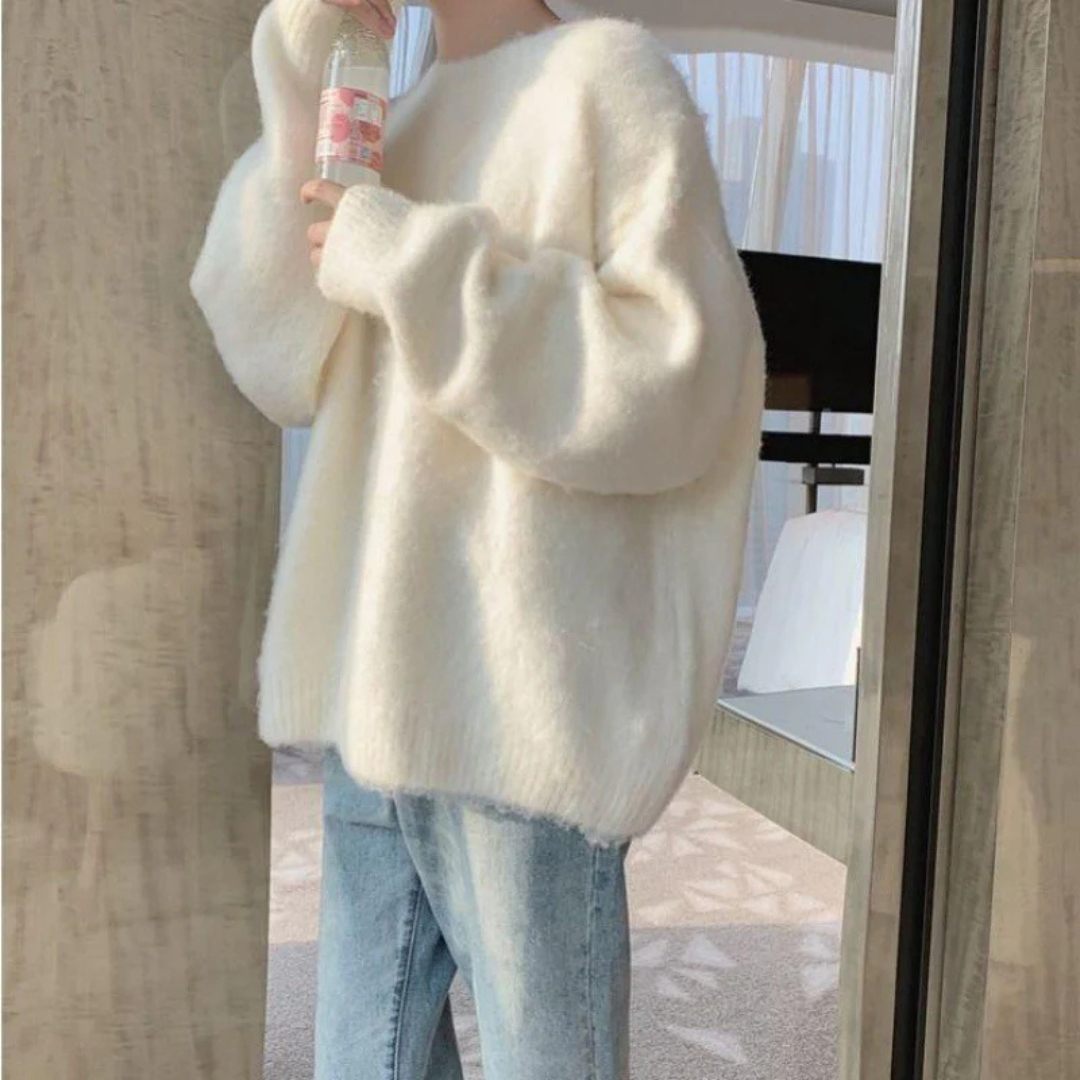 IMOGEN™ - Classic Drop Shoulder Long Sleeve Sweater