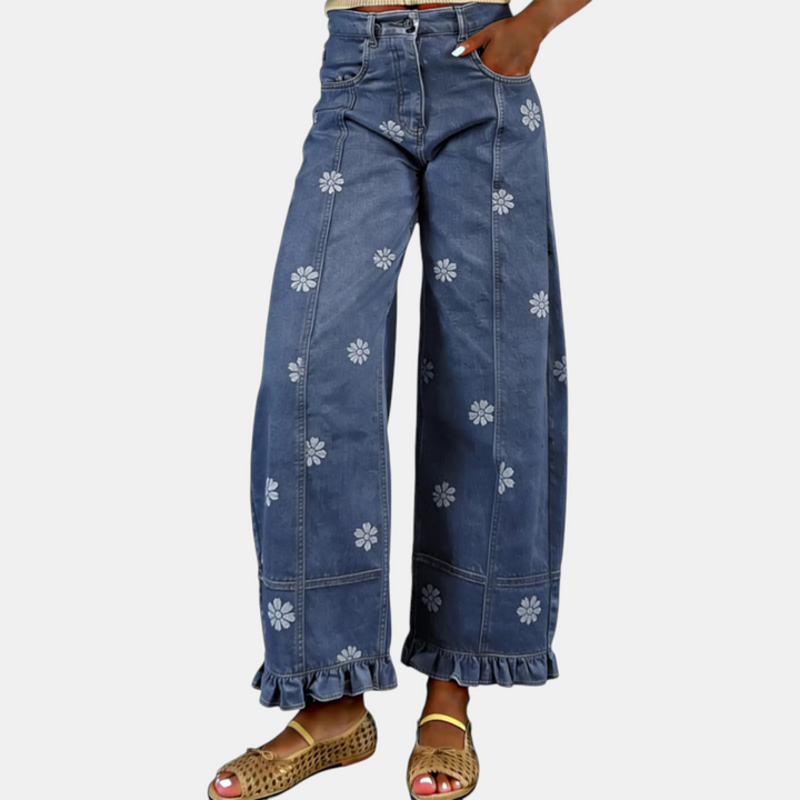 Dark Blue Floral