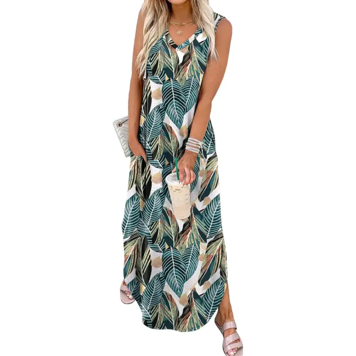 Floral Palm Leaf