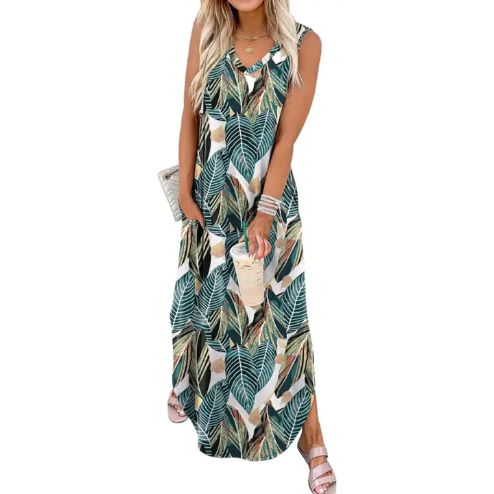 Floral Palm Leaf