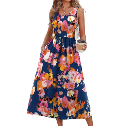Navy Pink Floral