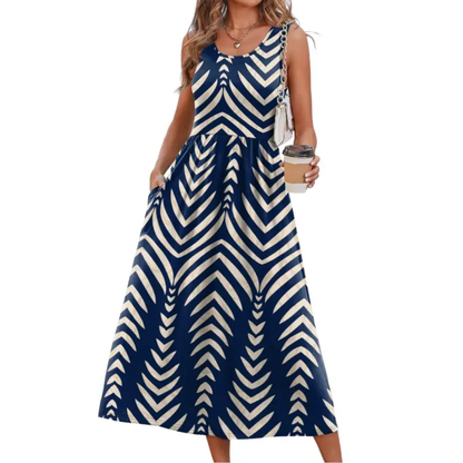 Navy Print