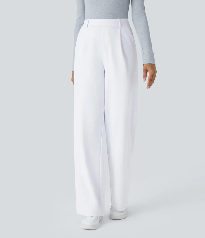 CHARMIE™ - Casual High Waist Straight Leg Pants