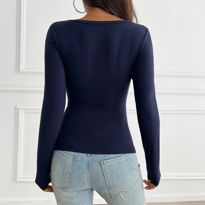 PALYA™ - Comfy V-Neck Long Sleeve Top