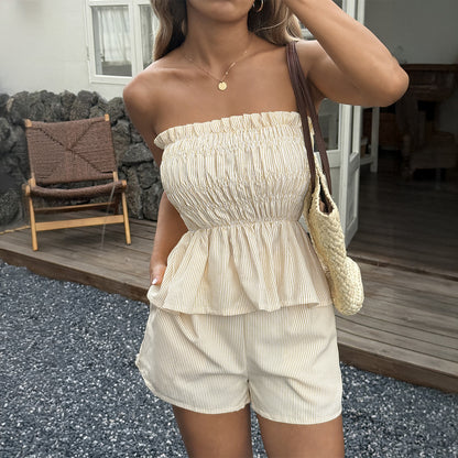 MAYA™ – Casual Strapless Co-Ord Set