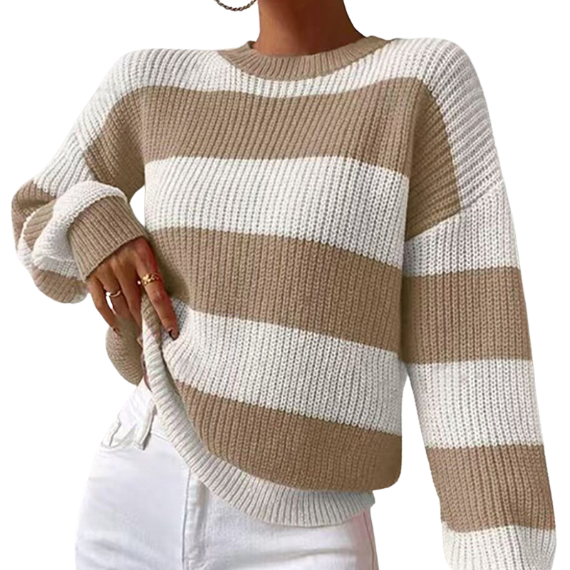 DEBBIE™ – Ležérní volný svetr s dlouhým rukávem