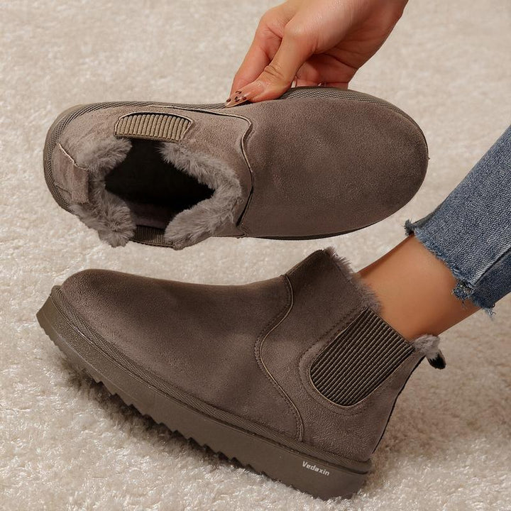 AVELINA™ - Women's Thick-Soled Winter Snow Boots Casual Ankle Boots