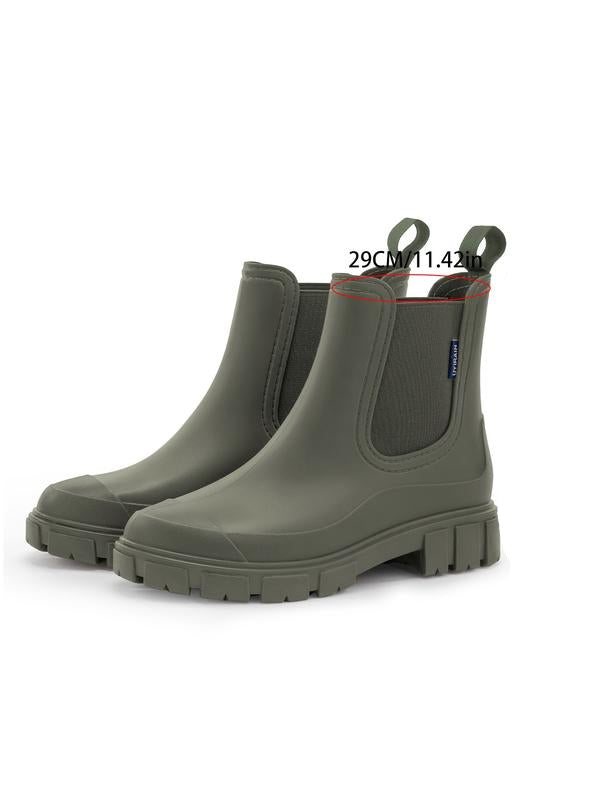 NESSA™ - Women’s Fashionable Ankle Boots Solid Color Waterproof Non-Slip